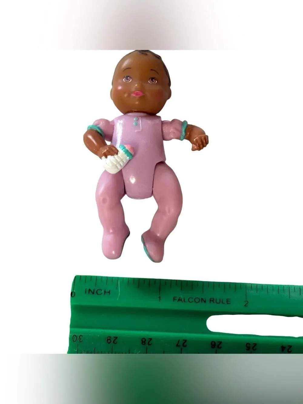 Fisher-Price Loving Family African American Baby Girl Doll Holding a Bottle